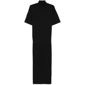 HERSKIND Women's Knit Midi Dress Women BLACK Dresses